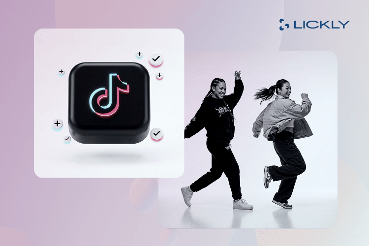 TikTok influencer marketing in action - two women dancing for a brand for their TikTok video.
