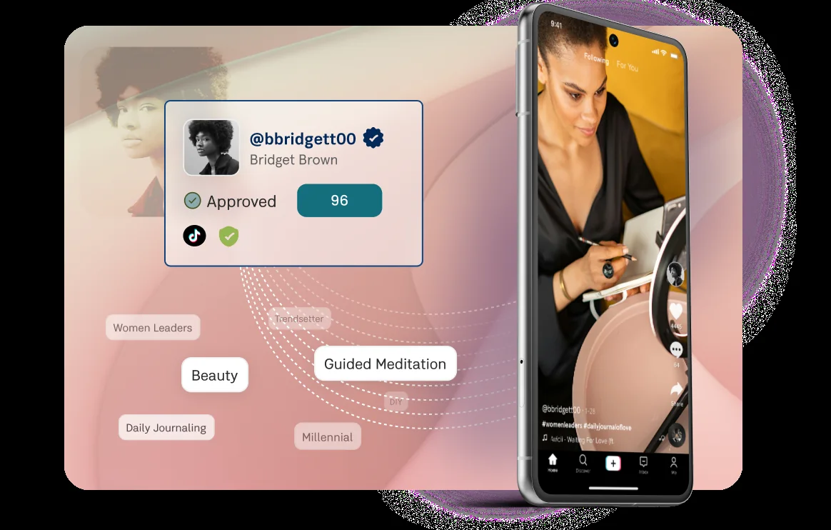Lickly audience insights for matching creators to a campaign's target audience